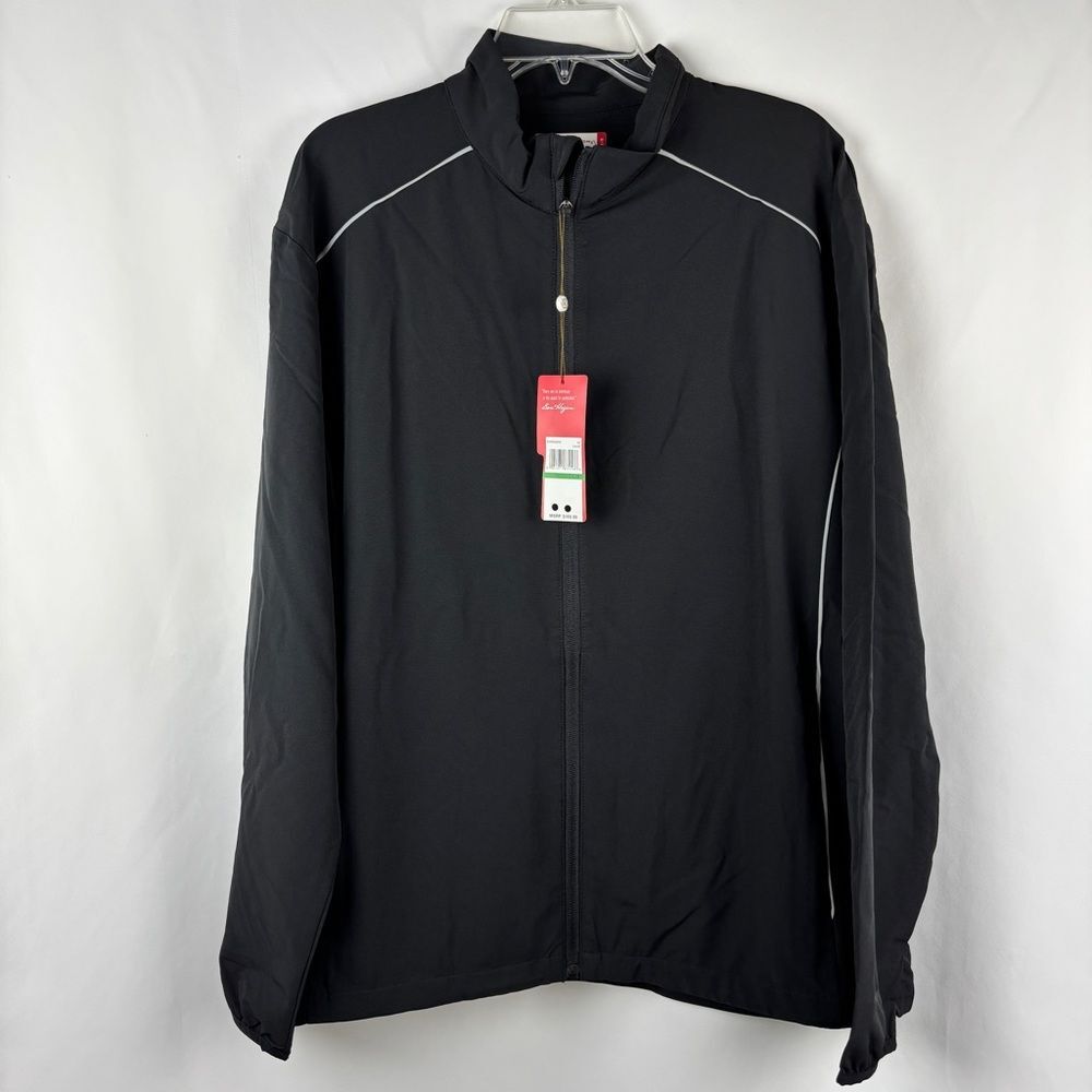 Ben Hogan Black Jacket With Zipper outside pockets and inner pockets - L - NWT
